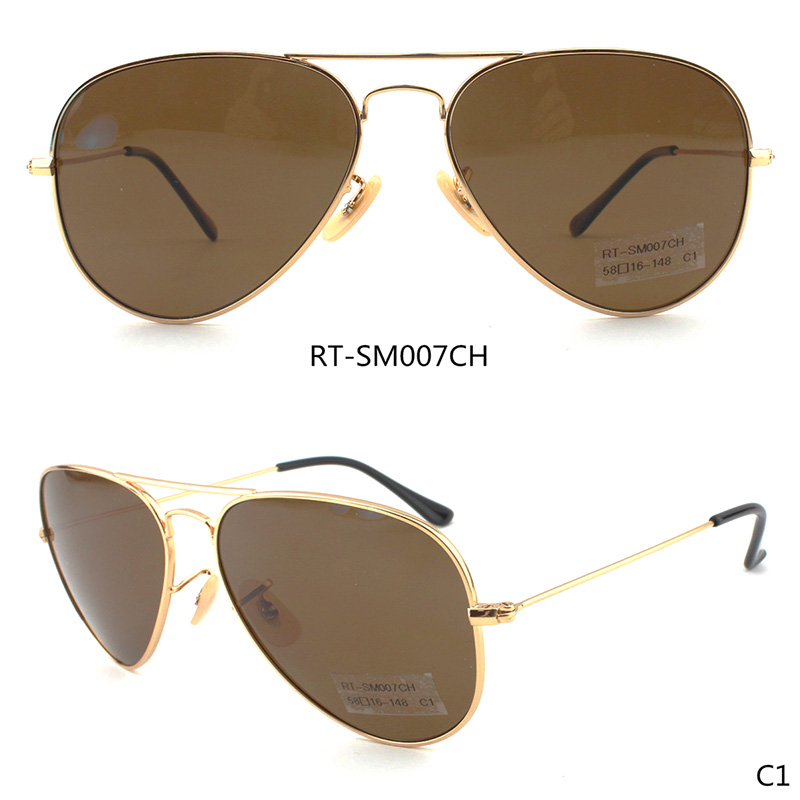 RT-SM007YY 58-16-148 Sunglasses Material:Metal & Polarized/Nylon lens